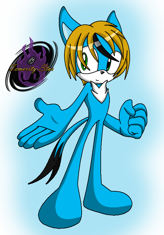 Connor The American Curl By Temerity-star - Cartoon (560x800)