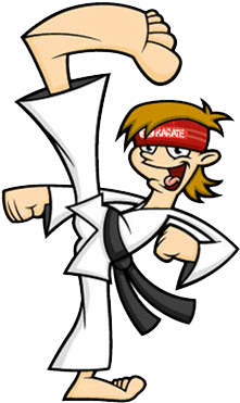 Your Child Will Take Centre Stage As An 'honorary Martial - Karate Cartoon Characters (295x425)