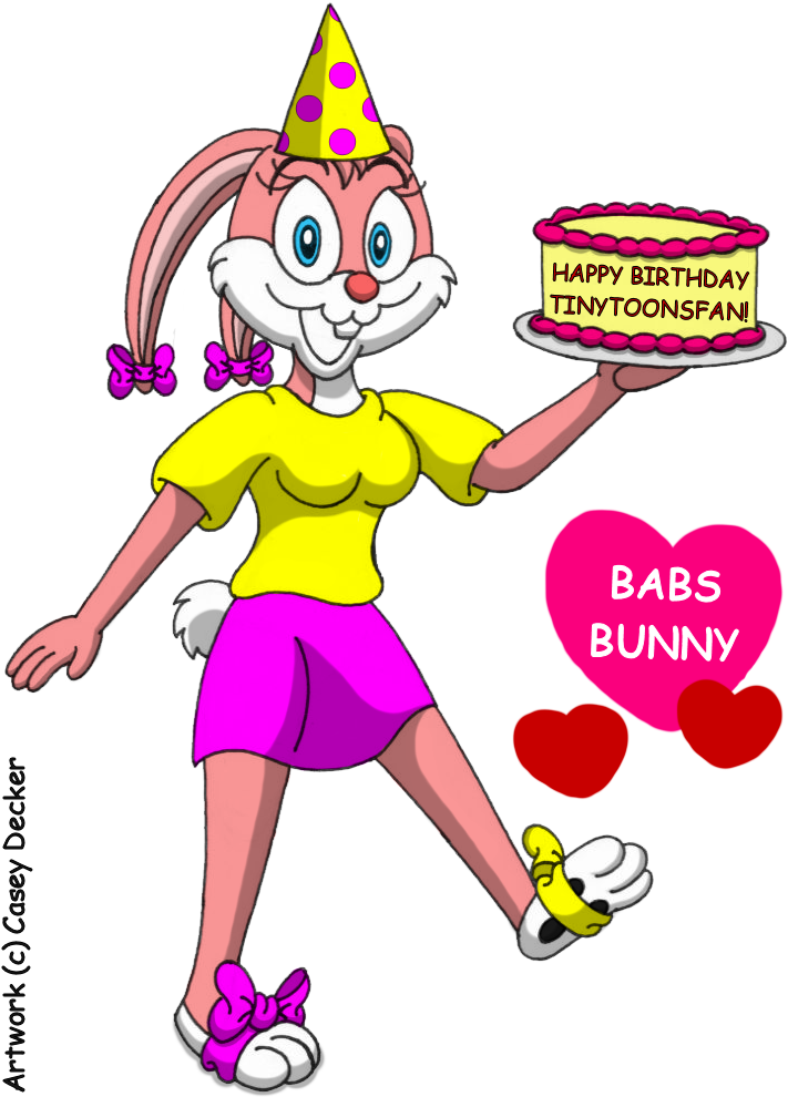 Babs Bunny's Birthday Surprise By Caseydecker - Happy Birthday Babs Bunny (725x1000)