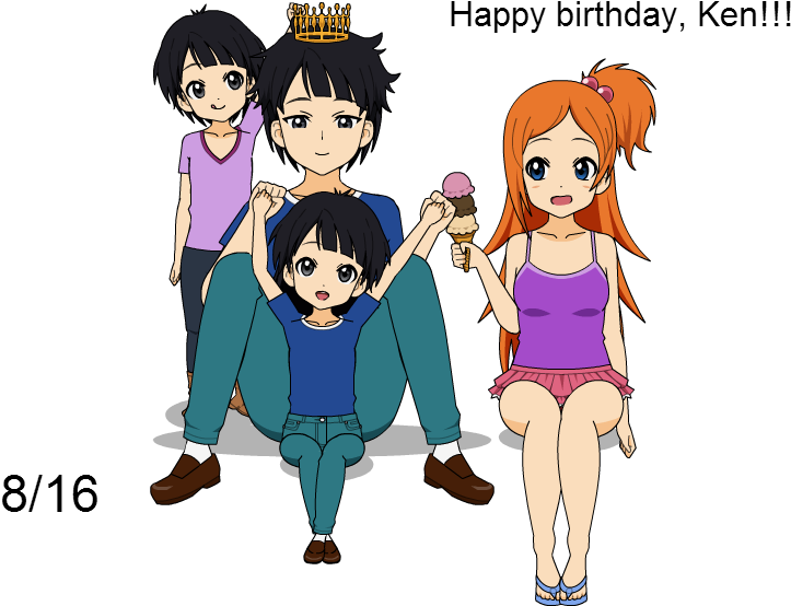 Happy Birthday, Ken By Asahigirl - Birthday (800x600)