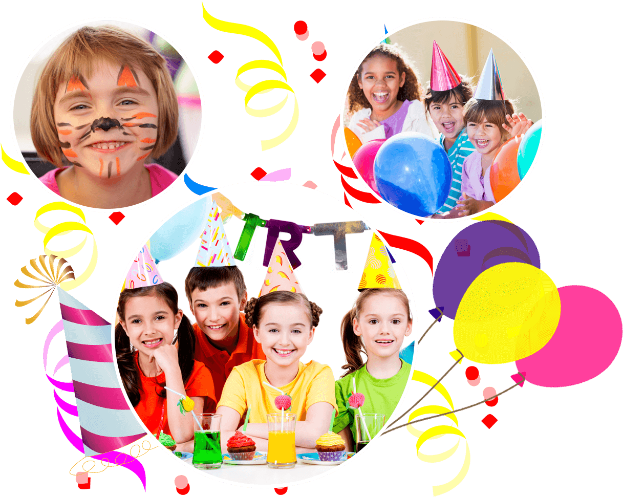 Parties At Mrs - Kids Birthday Image Png (1267x1000)