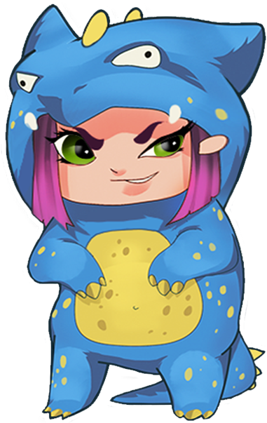 Haley Rawwrrr Messages Sticker-4 - Cartoon (618x618)