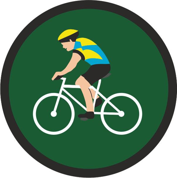 Designs / Cycling Badge - Oltre Con Fitto (604x605)