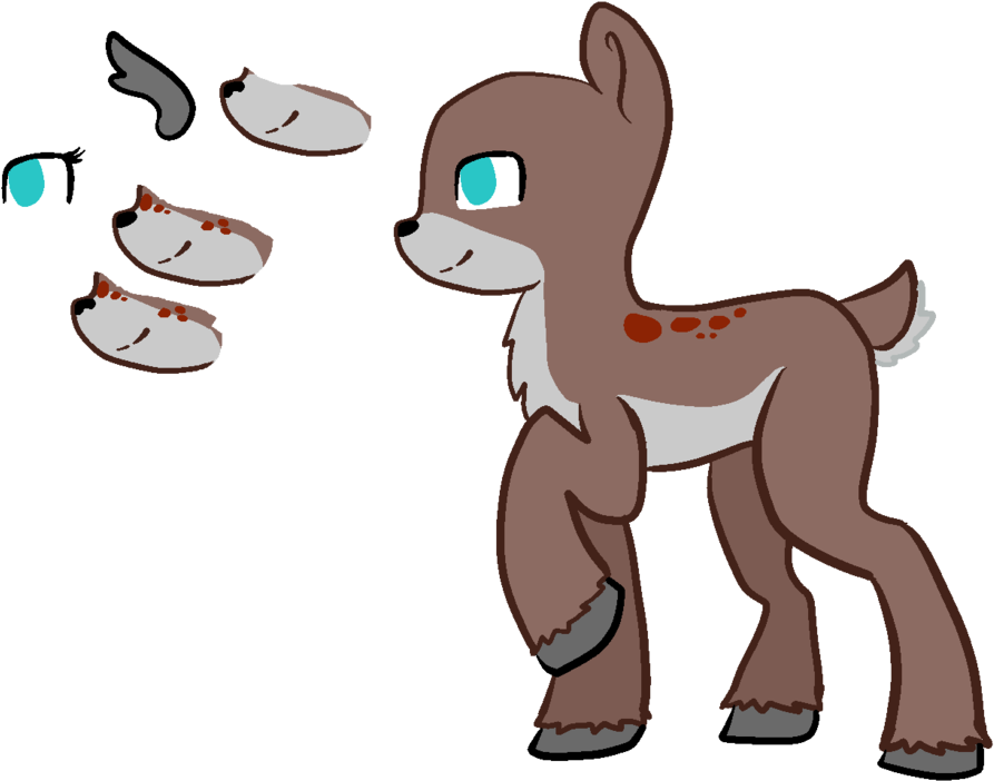 Deer Base F2u Read Rules By Skyboltthepony - Mlp Base Deer (1024x768)