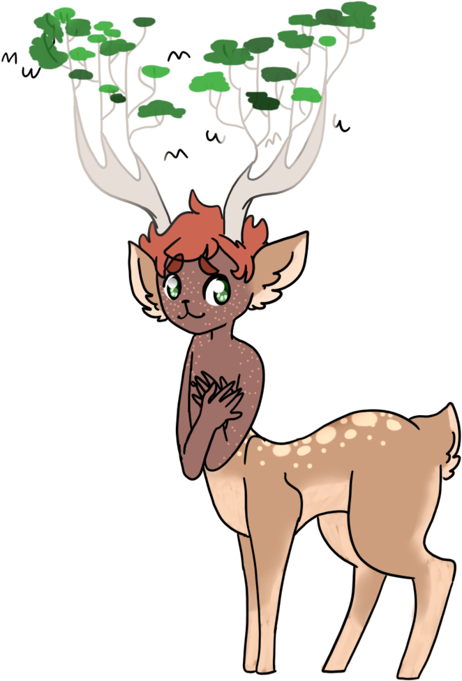 Deer Kid By Owl-mom - Deer (786x1016)