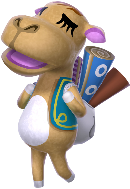 Saharah Animal Crossing Wiki Fandom Powered By Wikia - Animal Crossing New Leaf Sahara (450x653)