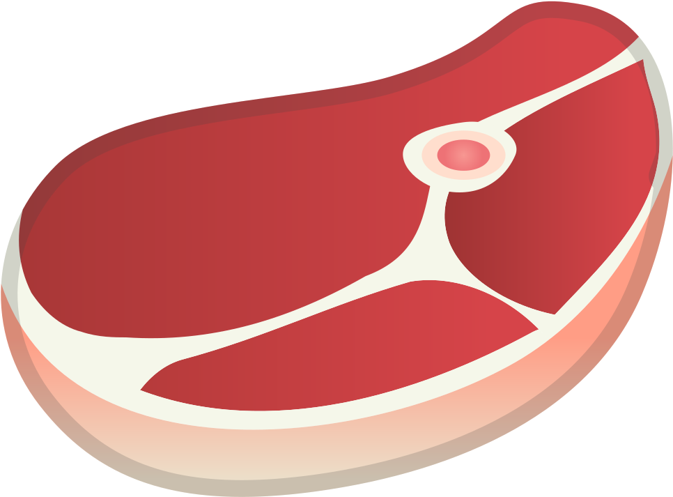 Cut Of Meat Icon - Meat Emoji Png (1024x1024)