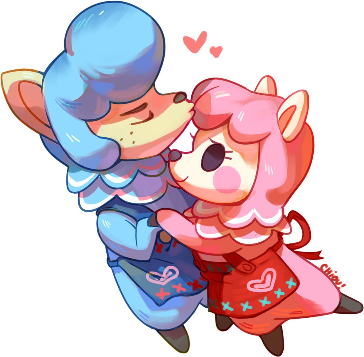 Homestuck Nepeta Animal Crossing Qr Code - Animal Crossing Cyrus And Reese (1280x1285)