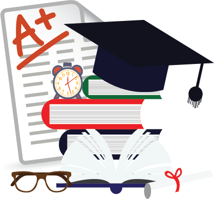 Serious About Helping Your S1 Or S2 Child Excel In - Vector Graphics (418x389)