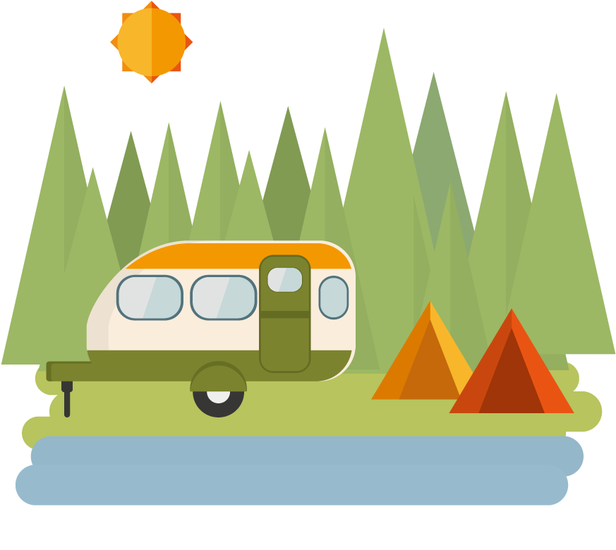 Camping Tent Clip Art - Camping Tent Vector Png (900x900)