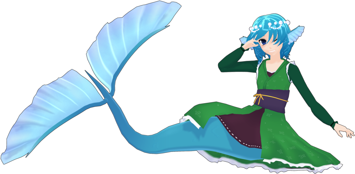 Digital Art Mikumikudance ニコニ立体 Blender - Illustration (1191x670)