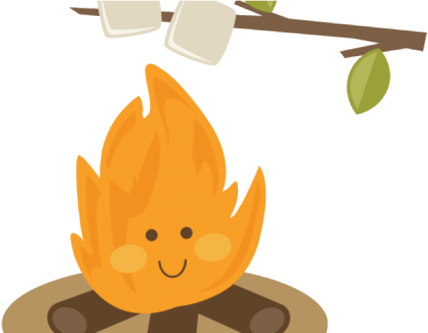 Camp Fire Clipart Roast Marshmallow - Camp Out Clip Art (640x480)