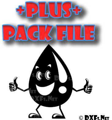 Dxf304-p Thumbs Up Modern Retro Cartoon Design For - Autocad Dxf (400x400)