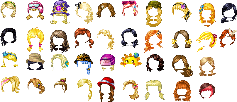 Fantage Hair Pack 1 [free To Use] By Bunniespixels - Fantage Hair Pack 1 [free To Use] By Bunniespixels (844x380)