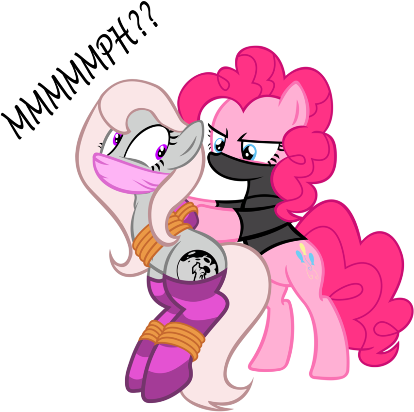 Dr-rum, Bondage, Bound, Clothes, Cloth Gag, Earth Pony, - Cartoon (894x894)
