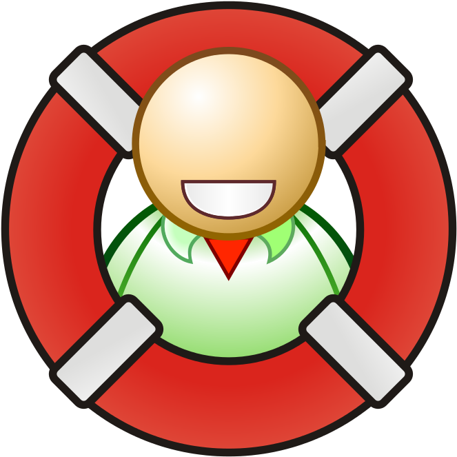 Lifebelt And Man Icon - Venture Capital (768x768)