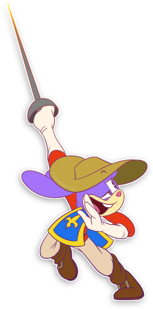 Musketeer Sandy By Piranhartist - Musketeer (670x1191)