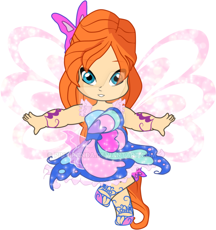 Bloom Baby Butterflix By Pintipanda Bloom Baby Butterflix - Cartoon (900x900)