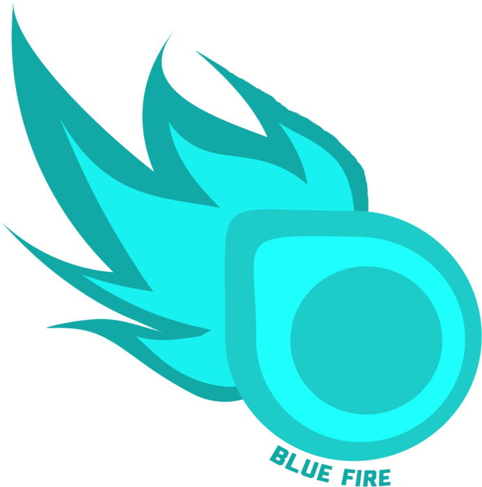 Blu Fire Vector Thingy By Liftyxflaky Blu Fire Vector - Graphic Design (1024x785)