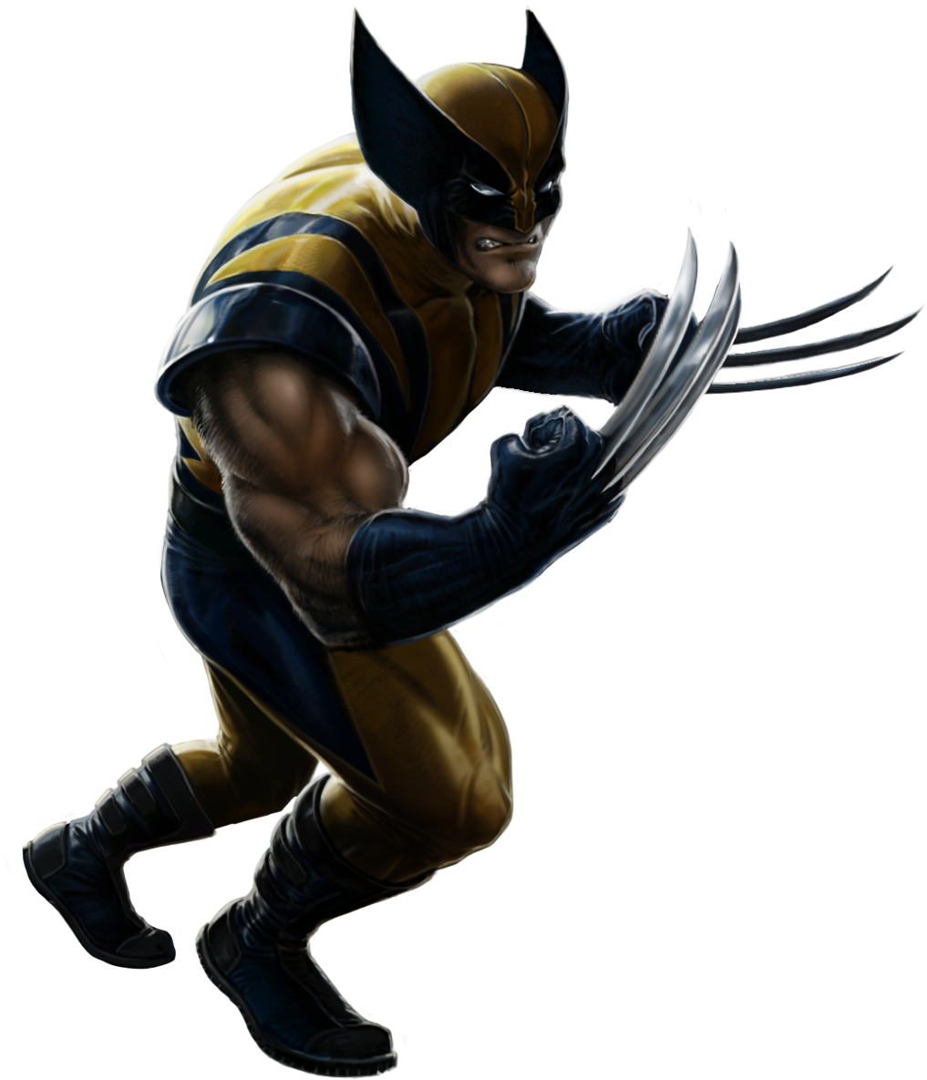 Wolverine Clipart Transparent - Characters Marvel Avengers Alliance (1039x1260)