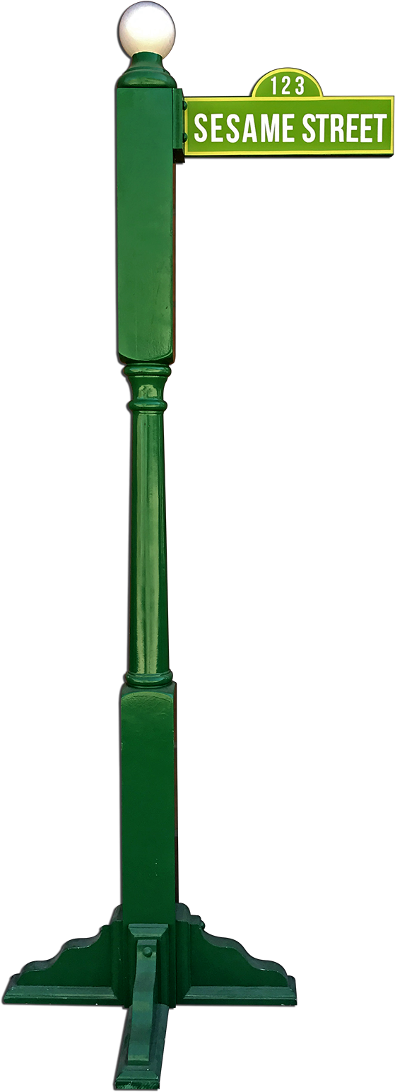 Medium Sesame Street Sign - Sesame Street Sign Png (1280x1707)