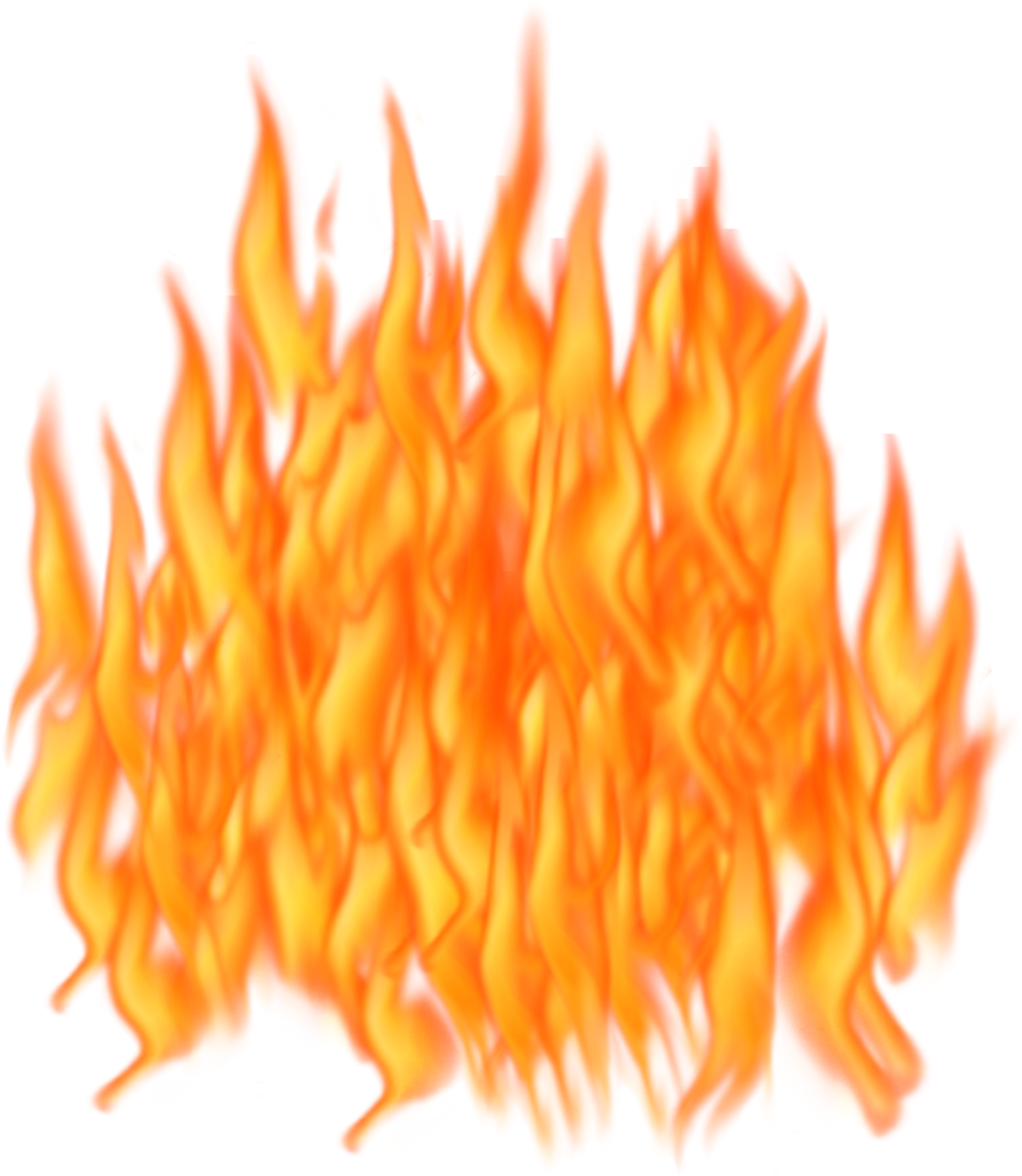 Flames Png Clipart Image - Fire Transparent Background (1799x1870)