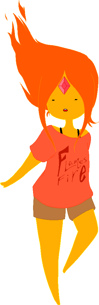 Lutesuit - Adventure Time Flame Princess Base (400x1060)