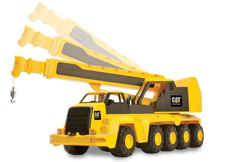 Collectible Model Cast Cranes Cleverleverage - Cat: Massive Machine 10-wheel Crane (1002x672)