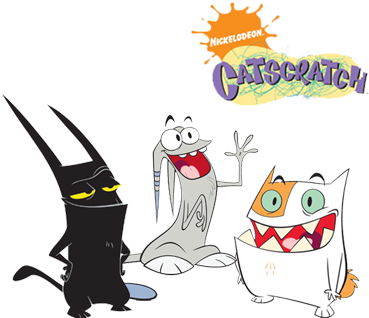 Short Lived Catscratch,,,, One Of The Best Toons Nickelodeon - Gordon Waffle Mr Blik (400x334)