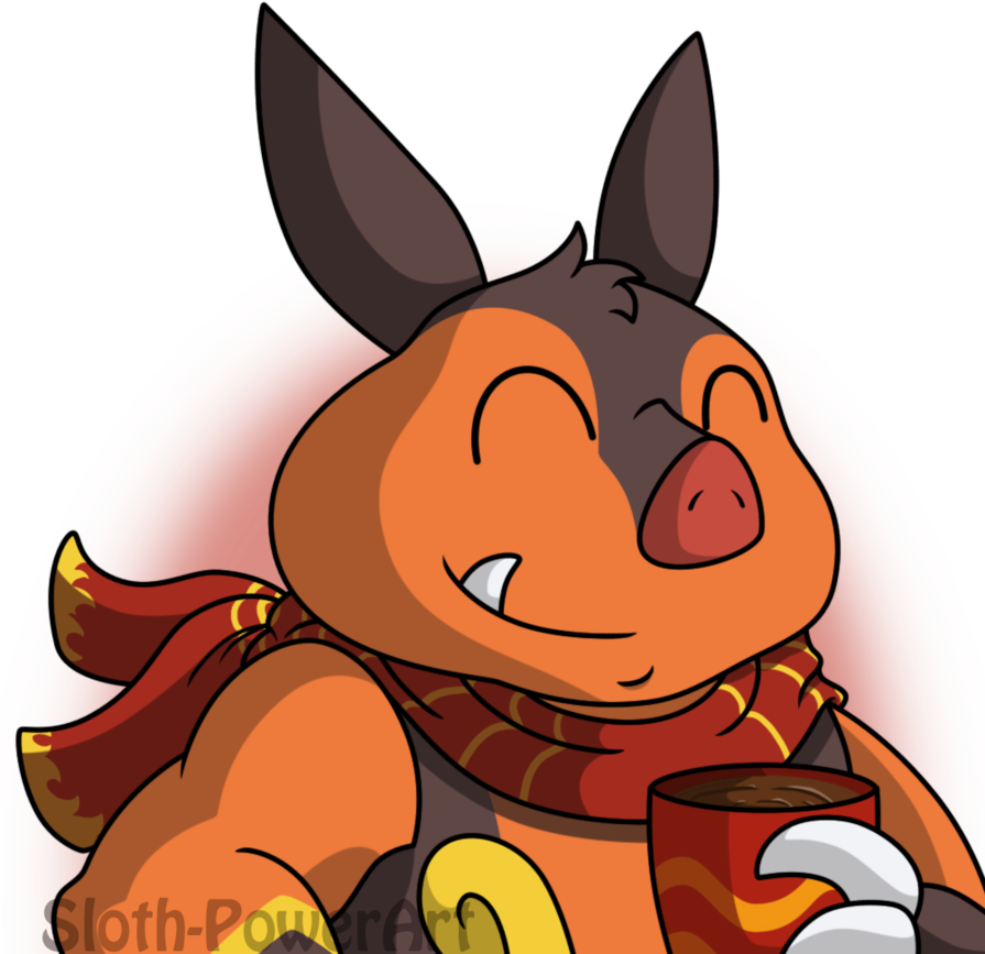 Pignite Christmas Avatar By Sloth-power - Cartoon (894x894)