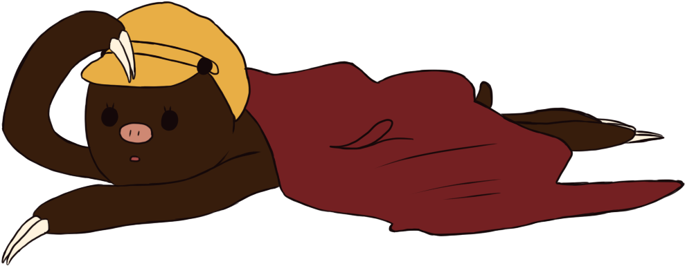 Imma Sloth Now By Nyan-cow - Cartoon (1071x543)