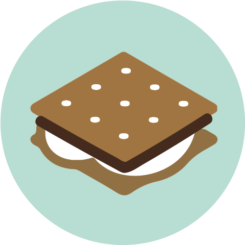 Inspirational Design Smores Clipart Smore Campfire - Smores Clip Art (500x500)