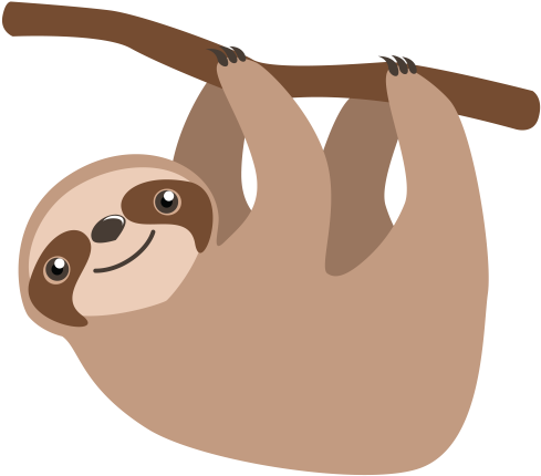 Mini Gallery - - Sloth Clip Art (500x500)