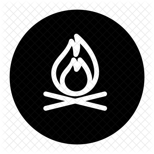Campfire Icon - Forest (512x512)