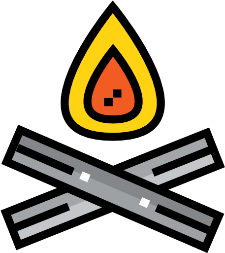 Free Nature Icons Campfire Icon - Camping (512x512)