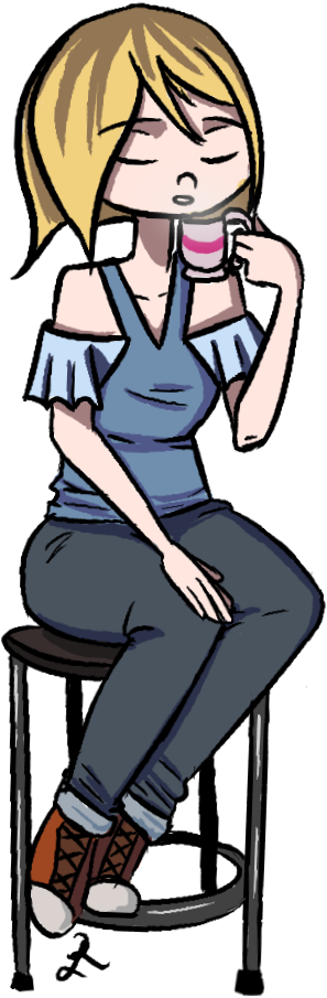 A Cup Of Tea Please By Malivol - Cartoon (700x1024)