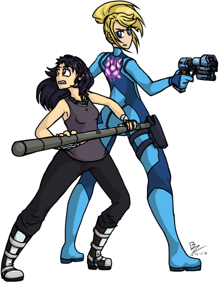 Gift Epic Space Ladies By Banan Chan - Cartoon (824x970)