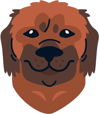 Leonberger Illustration Transparent Png - Cachorrinho Pincher Desenho Poster (512x512)