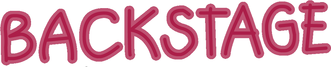 Backstage Sign - Graphic Design (1117x225)