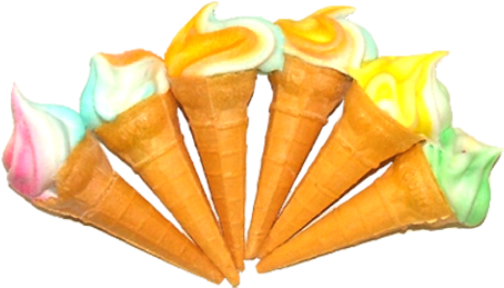 Yum Yum Marshmallow Candy Cones - Candy Of The 60s (480x480)