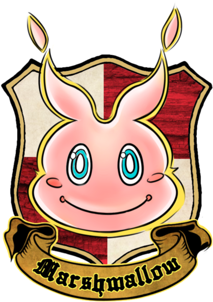 Marshmallow Badge By Chaostudio - Cartoon (894x894)