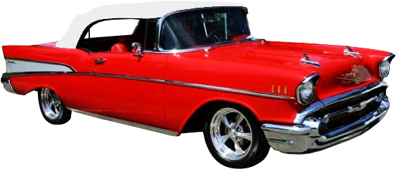Store Hours - 1957 Chevy Bel Air Clip Art (578x254)