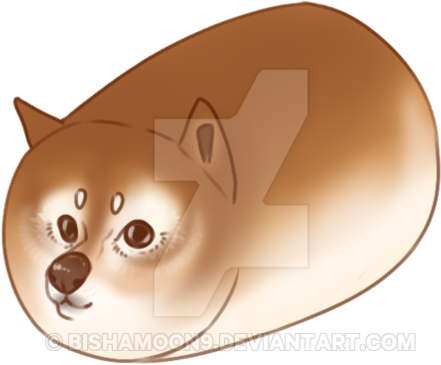 Marshmallow Shiba By Bishamoon9 - Snowshoe (894x894)