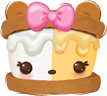 M-011 Marshmallow Num Ice Cream Sammy - Num Noms Ice Cream (445x430)
