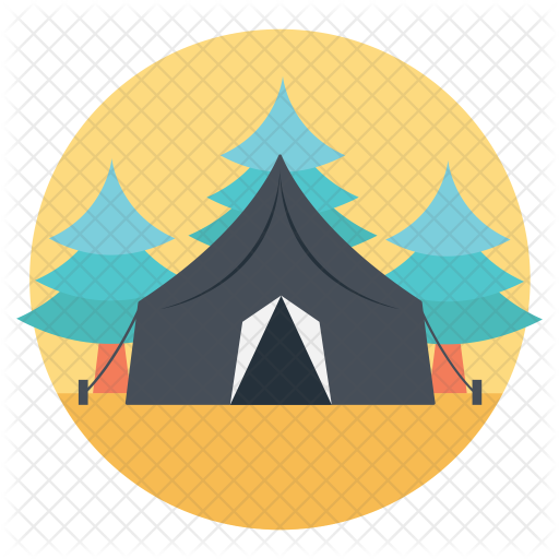 Camping Icon - Outdoor Recreation (512x512)