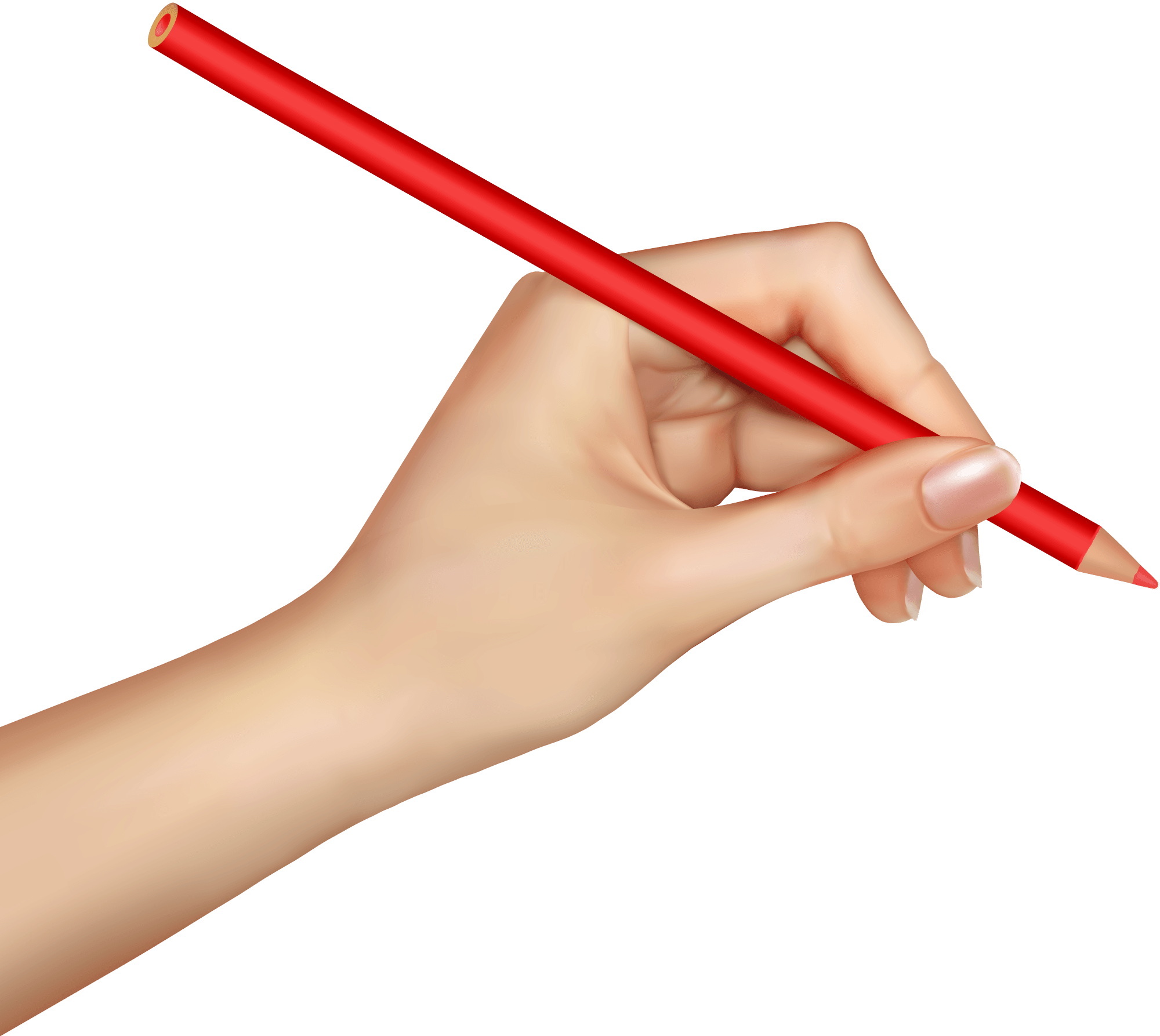 Pencil In Hand Clipart - Coloring Book (2000x1787)
