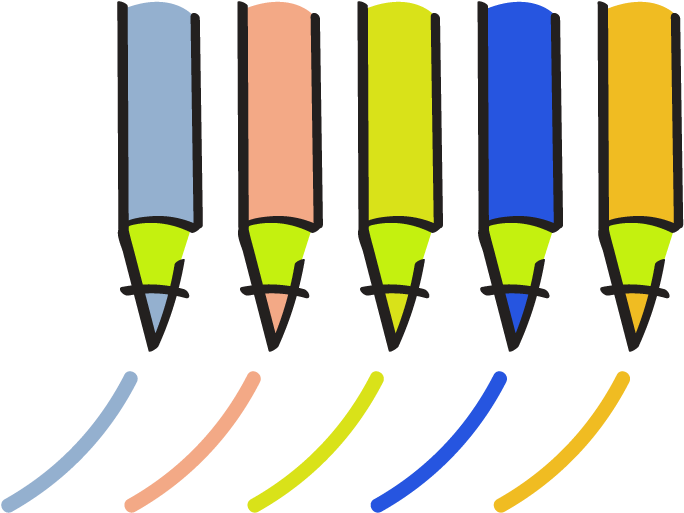 Colored Pencil Drawing Cartoon - Cartoon (1000x1000)