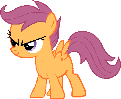 Scoot The Brave Vector By Jakeneutron - Cartoon (402x320)