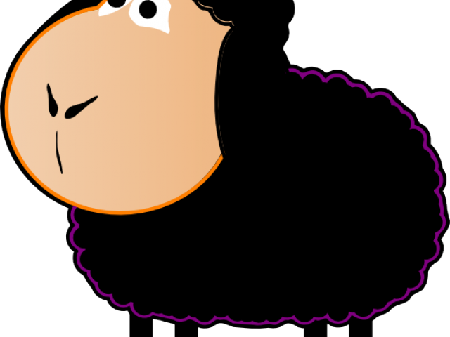 Black Sheep Cliparts - Clip Art (640x480)
