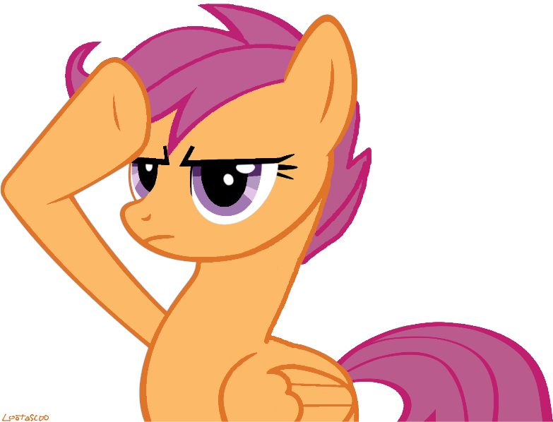 Scoot Salute By Lootascoo - Rainbow Dash Salute (800x614)